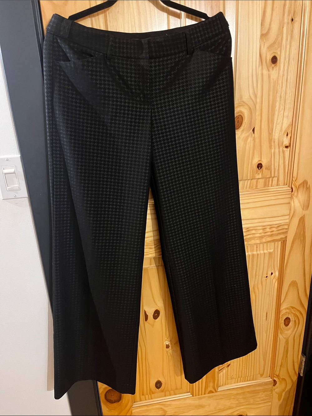 Express Black Wide-Leg Dress Pants